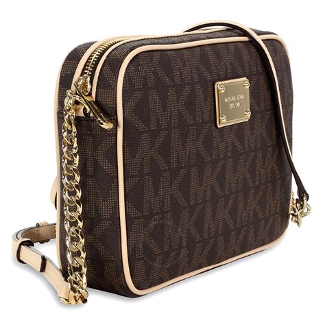 brown Michael Kors purse crossbody